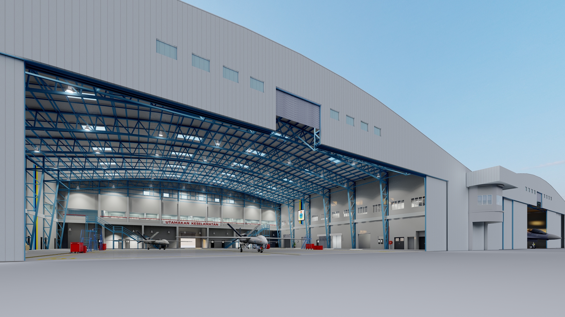 Projects 49 hangar 01 (frontage)